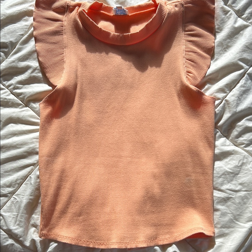 Francesca's Collections Peach Tank Top